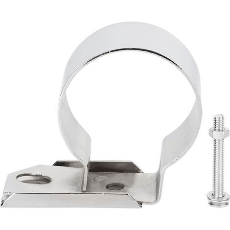 Staffa per bobina di accensione, staffa per bobina di accensione in lega di alluminio lavorata a CNC, adatta per (cromo argento). (1/5)