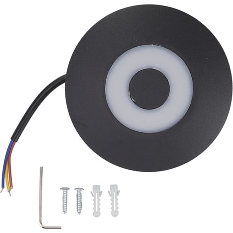 Runde Wandleuchte, moderne 10-W-LED-Wandleuchte aus Aluminium für Terrasse, Küche, Badezimmer