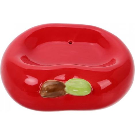 Porte- en Céramique Porte-Brosse à Vaisselle Plateau Porte- pour Évier Vaisselle De Salle De Bain Assiette De Fruits en Céramique Plateau Porte- De Salle De Bain (1/5)