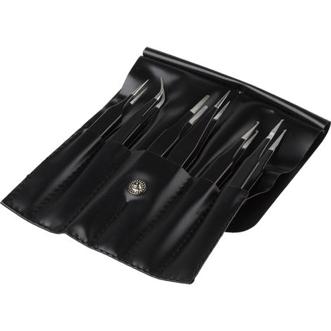 Kit de brucelles RS PRO ESD en inox ( Prix pour 1 Kit ) (1/4)