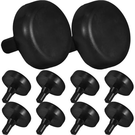 Tampons en Caoutchouc Accessoires Voiture Noir 20pcs Absorption des Chocs, Ajustement Précis pour Pédale de Frein et Embrayage pour Usage Automobile (1/5)