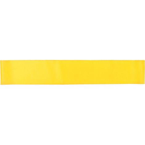 Bande d'exercice élastique de fitness pour yoga et stretching, sangle de résistance jaune 600x50x0.7mm (1/5)