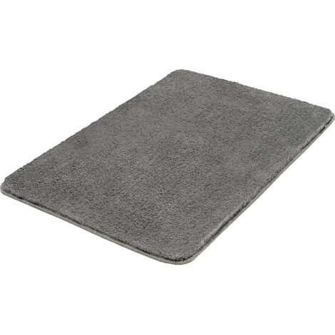 Kleine Wolke Badteppich Marco anthrazit Polyester 60 x 90 cm Badvorleger, Teppiche & Toilettensitzabdeckungen