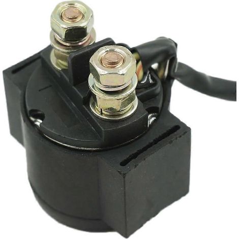 Relais électromagnétique de démarrage pour moto, connecteur mâle 2 broches, à insertion directe, compatible avec quads GY6 de 50 à 250 cm³. (1/5)