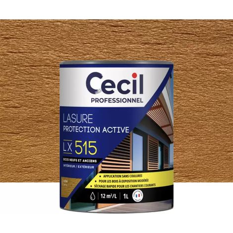Lasure Protection Active CECIL LX515 Chêne 1 L (1/2)
