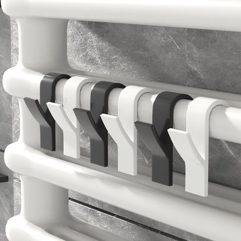 Pack de 6 Porte-serviettes pour Radiateur de Salle de Bain (1/5)