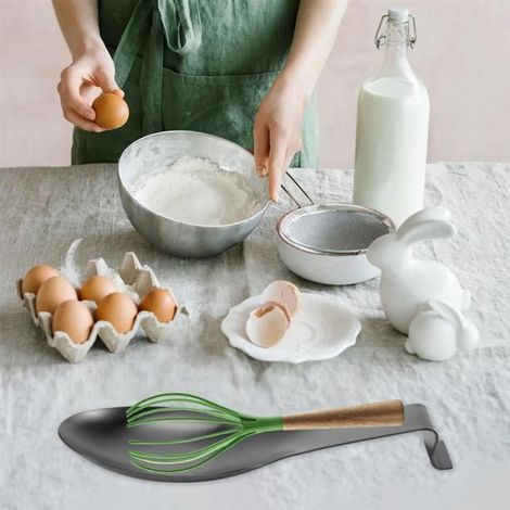 Repose-CuillèRe en Acier Inoxydable, Support de Louche à Spatule, Support de Repose-CuillèRe en Acier Inoxydable, Finition BrosséE (1/5)