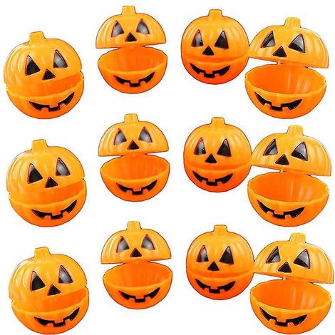 12 Kürbisbehälter für Halloween-Dekorationen (1/3)