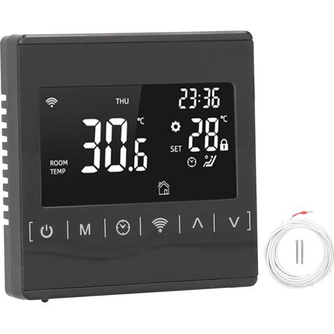 Thermostat de chauffage au sol WiFi intelligent, contrôleur de température électrique 85V265V (1/5)