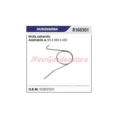 Molla saltarello avviamento HUSQVARNA motosega 65 380 480 R160301