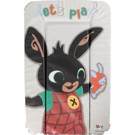 Bing piano cambio, materassino, morbido fasciatoio da tavolo per bambini e bambine con grafiche Bing, misure 73x48,5x3 cm (1/3)
