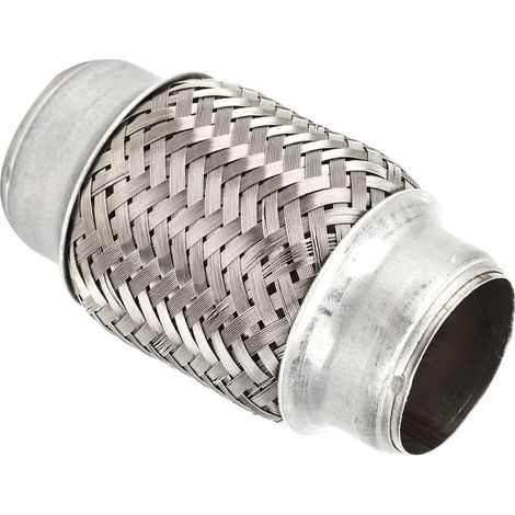 Tuyau Flexible d'échappement en acier inoxydable, 38x102mm, 1.5x4 pouces, Tube de réparation à Joint Flexible, accessoires de voiture (1/5)
