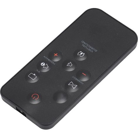 Mando a distancia compacto compatible con altavoces TV Boost – Fácil de reemplazar – Control de volumen y encendido/apagado – Tamaño pequeño