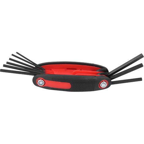 Clé à flèches multifonctionnelle 9 en 1 pour arc composé, en alliage général, rouge