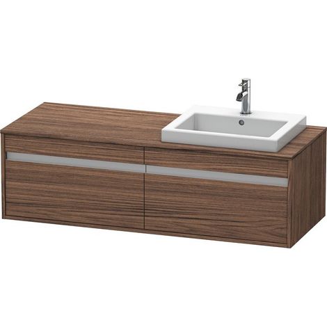KETHO mobile lavabo 550x1400x426mm WT re noce scuro