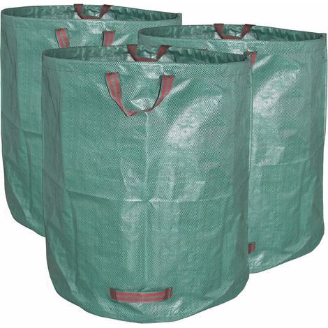 XXL-Gartensäcke, 3er-Set, 272 l, robuste Gartenabfallsäcke, stabile PP-Abfallsäcke, 3er-Set Gartenabfallsäcke, Müllsäcke (1/5)
