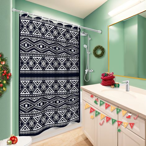 Rideau de bain 180x180 pratique rideau séchage rapide pour accueillir l’été dans sa maison (1/5)