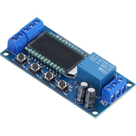 Module relais LCD temporisé en cas de coupure de courant, composants électroniques de temporisation cyclique XYLJ02 (1/5)