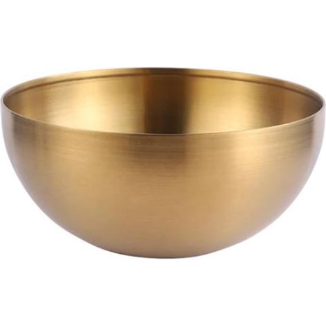 Grande capacité en Acier Inoxydable Salade Soupe Coréenne Nouilles Ramen de Cuisine Conteneur Alimentaire,Or,20X9CM (1/5)