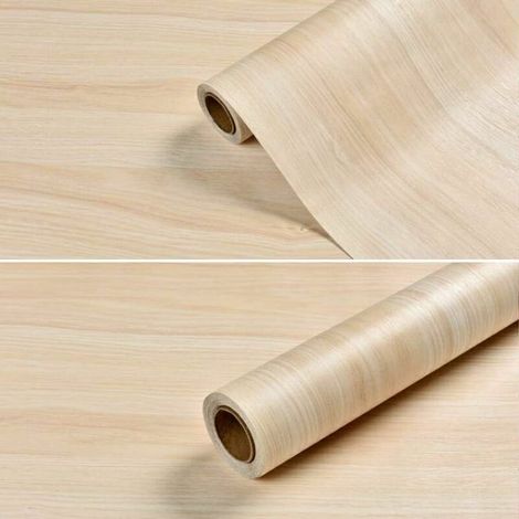 Papier peint Papier Peint, Autocollants Muraux, Papier Peint Auto-Adhésif Imitation Grain De Bois, Autocollants De Rénovation De Meubles, Utilisés Pour Les Portes dArmoires De Cuisine, Tables (1/4)