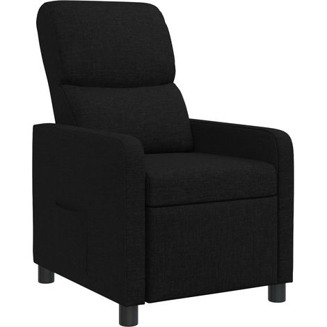 Liegesessel Schwarz Stoff vidaXL (1/5)