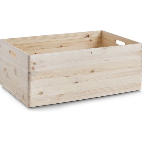 Zeller 13144 Scatola Multiuso, Legno, Beige, 60x40x24 cm (1/2)