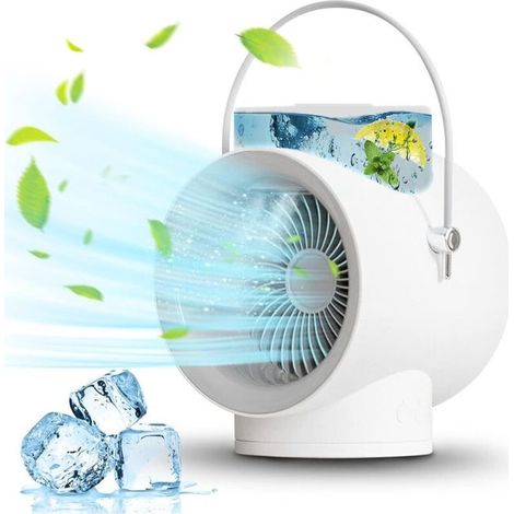 Portable USB Spray Fan - 350ml Water Tank - Instant Cooling - Suitable for Home, Office, and Camping - Rechargeable and Lightweight (1/5)