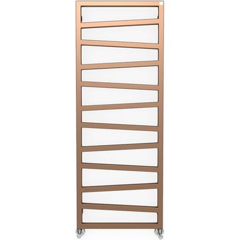 Sèche-serviette cuivre lumineux mixte de 1070mm de haut et 500mm de large - 406 Watt - ZIG1070/500Z8BCO