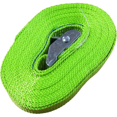 Hi Vis Cambuckle Tie Down Strap 25MM 450KG 5 Metre (Lashing Strap Secure Hold) (1/5)