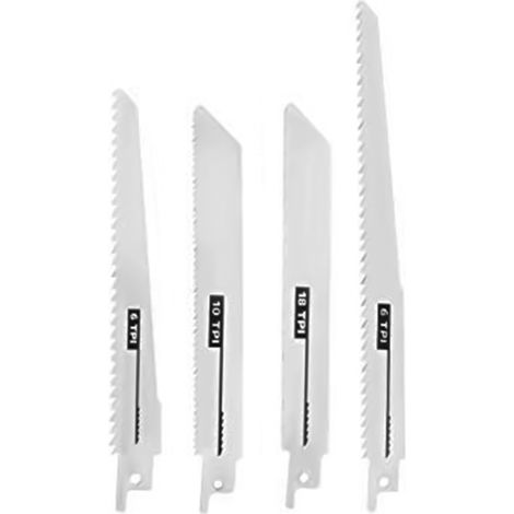 Lame Ricambio per Sega Sciabola Set 10pz Taglio Metallo Legno  6892 (1/3)