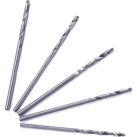 20 mini forets hélicoïdaux en acier rapide entièrement rectifiés, micro-forets, 20 pièces par boîte en plastique, kit de perçage électrique (boîte en plastique de 20 pièces) (1/5)
