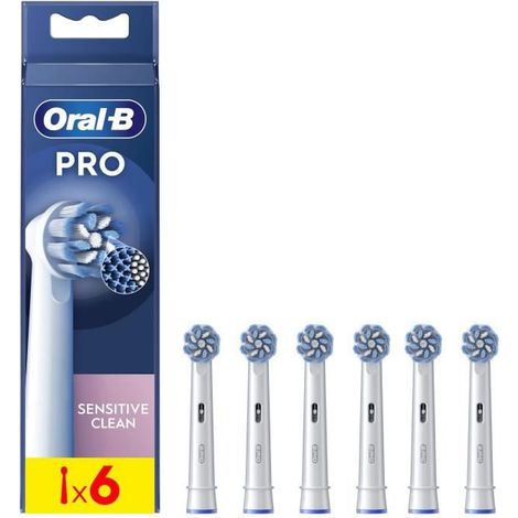 Brossette ORAL-B - 6er Pack Bürsten - Sensitive Clean - Für elektrische Zahnbürste
