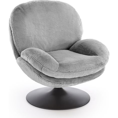 Sillón Houston 1982, Gris, 86x80x87cm, Tapiz, Patas: Metal, 0 (1/5)