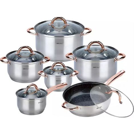 KINGHOFF KH-1766 12-TEILIGES KOCHGESCHIRR-SET (1/5)