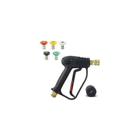 Hochdruck-Waschpistole, 4000 PSI 280 bar, M22-Schnittstelle (14 mm), enthält Kärcher-Schnellanschluss, 5 Wasserdüsenspitzen für die Autoreinigung (1/5)