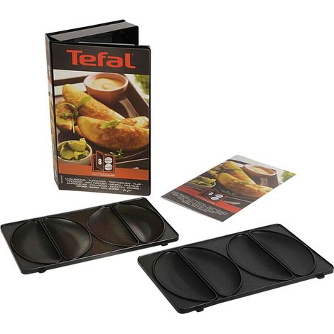 Set Tefal Snack Collection 2 piastre per empanadas nere
