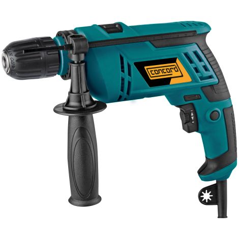 Perceuse a' percussion Concord 550 W avec poigne'e souple re'versible pour la construction de bricolage