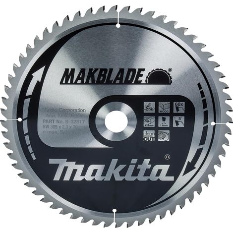 Lame de scie circulaire, 305 x 30 mm, 60 dents - B32817 (1/5)