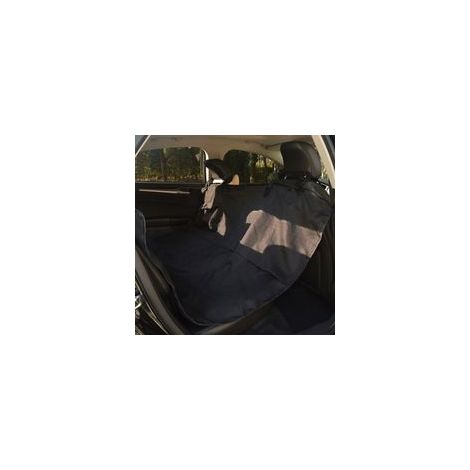 Housse de siège auto pour animaux de compagnie 148 x 142 cm noire (1/4)