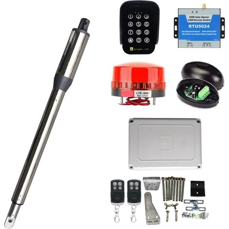 Kit d'ouvre-portes automatiques Ouvre-porte Électrique Automatique À Une Feuille De 300KG, Moteur À Courant Continu, Actionneur Linéaire , Système De Contrôle D'accès For Opérateur pour accessoires de (1/5)