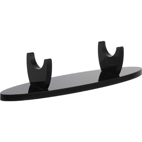 Présentoir simple pour eyeliner, stylos et crayons à sourcils (1 pièce).-12.7x3cm-Black (1/3)