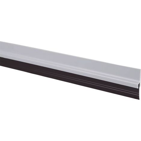 Guarnizione in PVC con gomma adesiva 1M Argento
