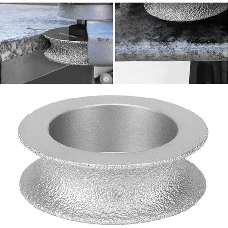 Disque diamant pour meuleuse 7,3 cm – Meule diamantée brasée pour meulage humide et sec – Pour pierre, marbre, céramique et verre (1/5)