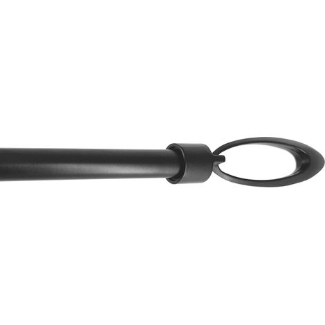Utilia BASTONE PER TENDE ORBITA Estensibile cm. 71÷122 col. Nero