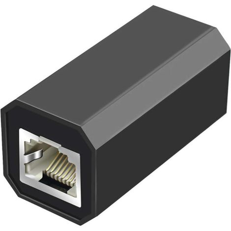 Coupleur RJ45 Ethernet Adaptateur, RJ45 Femelle vers Femelle Extension de Cable Ethernet Reliée à Un Adaptateur (1/5)
