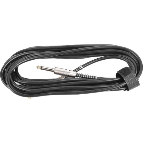 Câble patch pour guitare 6,35 mm symétrique à faible bruit et anti-interférences, 5 m, pour récepteur audio et haut-parleur. (1/5)