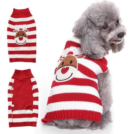 Dog Jumper, Dog Cat Jumper, Pet Dog Cat Clothes Pet Dog Sweater Puppy Small Medium Animal (1/5)