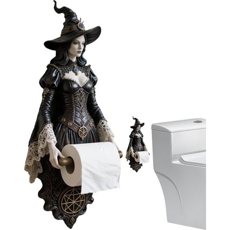 Toilet Roll Holder Halloween Wall Tissue Organizer for (1/5)