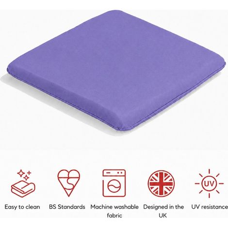 SP Armchair Pad Cushion - L52 x W40 x H6 cm - Plum