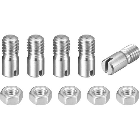 5Pcs Goupille Cylindrique Fendue M6 x 14mm 304 Acier Inoxydable (1/5)